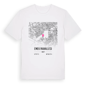 Emek Mahallesi karta t-shirt – ekologisk bomull t-shirt från Pinshirt