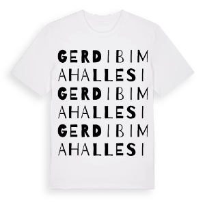 Gerdibi mahallesi ordlek t-shirt – ekologisk bomull t-shirt från Pinshirt