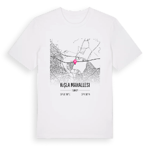 Kışla Mahallesi karta t-shirt – ekologisk bomull t-shirt från Pinshirt