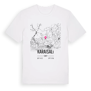 Karaisalı karta t-shirt – ekologisk bomull t-shirt från Pinshirt