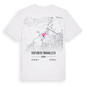 Sofudede Mahallesi karta t-shirt – ekologisk bomull t-shirt från Pinshirt
