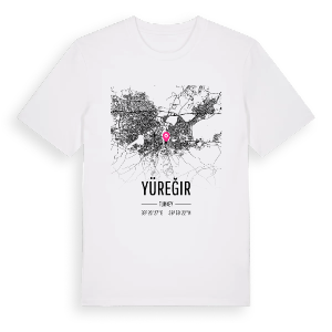 Yüreğir karta t-shirt – ekologisk bomull t-shirt från Pinshirt