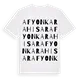 Afyonkarahisar ordlek t-shirt