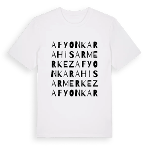 Afyonkarahisar Merkez ordlek t-shirt – ekologisk bomull t-shirt från Pinshirt