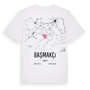 Başmakçı karta t-shirt – ekologisk bomull t-shirt från Pinshirt
