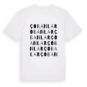 Çobanlar ordlek t-shirt – ekologisk bomull t-shirt från Pinshirt
