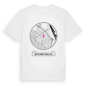Dumlupınar Mahallesi t-shirt – ekologisk bomull t-shirt från Pinshirt