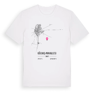 Gölbaşı Mahallesi karta t-shirt – ekologisk bomull t-shirt från Pinshirt