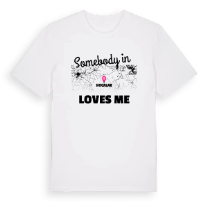 Någon i Hocalar älskar mig t-shirt – ekologisk bomull t-shirt från Pinshirt