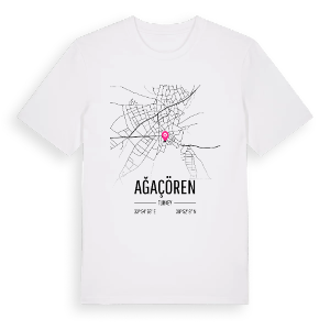 Ağaçören karta t-shirt – ekologisk bomull t-shirt från Pinshirt