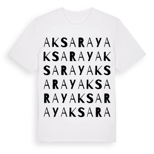 Aksaray ordlek t-shirt – ekologisk bomull t-shirt från Pinshirt