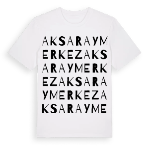 Aksaray Merkez ordlek t-shirt – ekologisk bomull t-shirt från Pinshirt