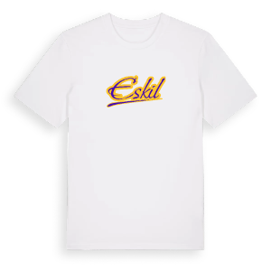 Eskil baseball t-shirt – ekologisk bomull t-shirt från Pinshirt
