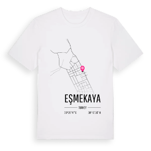 Eşmekaya karta t-shirt – ekologisk bomull t-shirt från Pinshirt