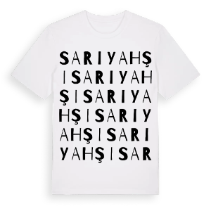 Sarıyahşi ordlek t-shirt – ekologisk bomull t-shirt från Pinshirt