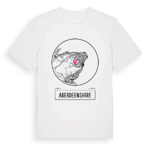 Aberdeenshire t-shirt – ekologisk bomull t-shirt från Pinshirt