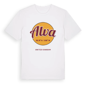 Alva cirkel t-shirt – ekologisk bomull t-shirt från Pinshirt