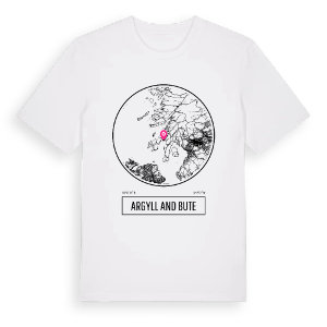 Argyll and Bute t-shirt – ekologisk bomull t-shirt från Pinshirt