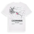 Clackmannan karta t-shirt