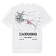 Clackmannan karta t-shirt