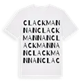 Clackmannan ordlek t-shirt
