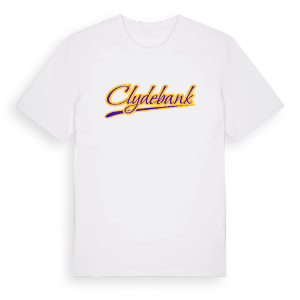 Clydebank baseball t-shirt – ekologisk bomull t-shirt från Pinshirt