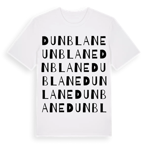 Dunblane ordlek t-shirt – ekologisk bomull t-shirt från Pinshirt