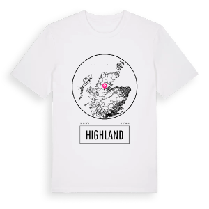 Highland t-shirt – ekologisk bomull t-shirt från Pinshirt