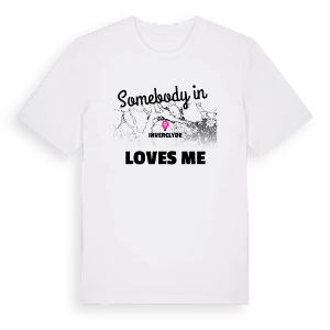 Någon i Inverclyde älskar mig t-shirt – ekologisk bomull t-shirt från Pinshirt