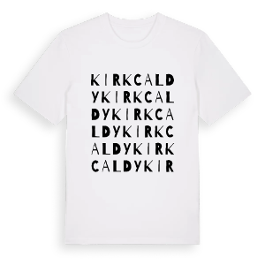 Kirkcaldy ordlek t-shirt – ekologisk bomull t-shirt från Pinshirt