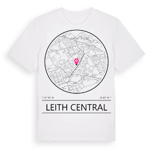 Leith Central t-shirt – ekologisk bomull t-shirt från Pinshirt