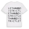 Letham & District ordlek t-shirt