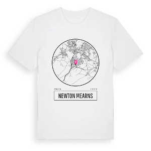 Newton Mearns t-shirt – ekologisk bomull t-shirt från Pinshirt