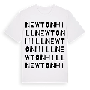 Newtonhill ordlek t-shirt – ekologisk bomull t-shirt från Pinshirt