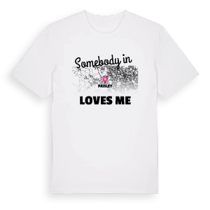 Någon i Paisley älskar mig t-shirt – ekologisk bomull t-shirt från Pinshirt