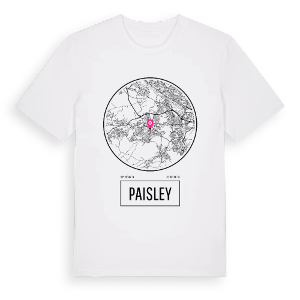 Paisley t-shirt – ekologisk bomull t-shirt från Pinshirt