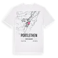 Portlethen karta t-shirt