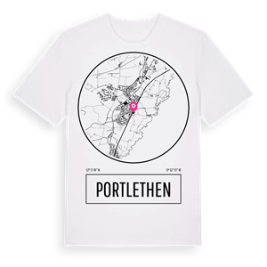 Portlethen t-shirt – ekologisk bomull t-shirt från Pinshirt