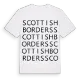 Scottish Borders ordlek t-shirt