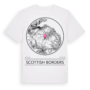 Scottish Borders t-shirt – ekologisk bomull t-shirt från Pinshirt