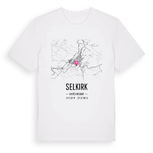 Selkirk karta t-shirt – ekologisk bomull t-shirt från Pinshirt