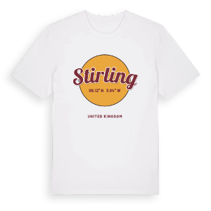 Stirling cirkel t-shirt – ekologisk bomull t-shirt från Pinshirt