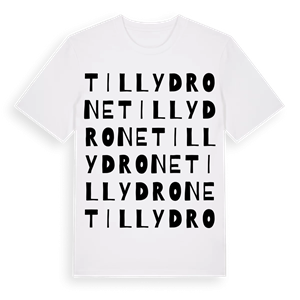 Tillydrone ordlek t-shirt – ekologisk bomull t-shirt från Pinshirt