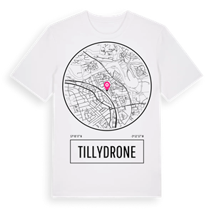 Tillydrone t-shirt – ekologisk bomull t-shirt från Pinshirt