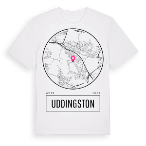 Uddingston t-shirt – ekologisk bomull t-shirt från Pinshirt