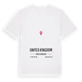 United Kingdom karta t-shirt