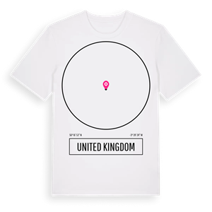 United Kingdom t-shirt – ekologisk bomull t-shirt från Pinshirt