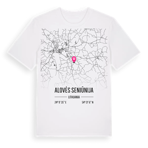 Alovės seniūnija karta t-shirt – ekologisk bomull t-shirt från Pinshirt