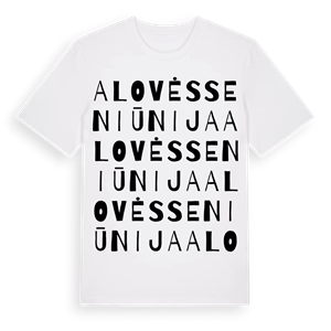 Alovės seniūnija ordlek t-shirt – ekologisk bomull t-shirt från Pinshirt