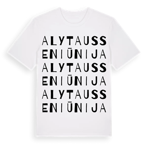 Alytaus seniūnija ordlek t-shirt – ekologisk bomull t-shirt från Pinshirt